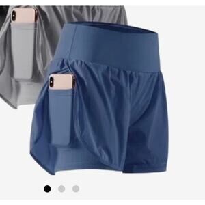 Cadmus 2 in 1 Athletic Shorts with Bike Shorts Underneath and Phone Pocket XL